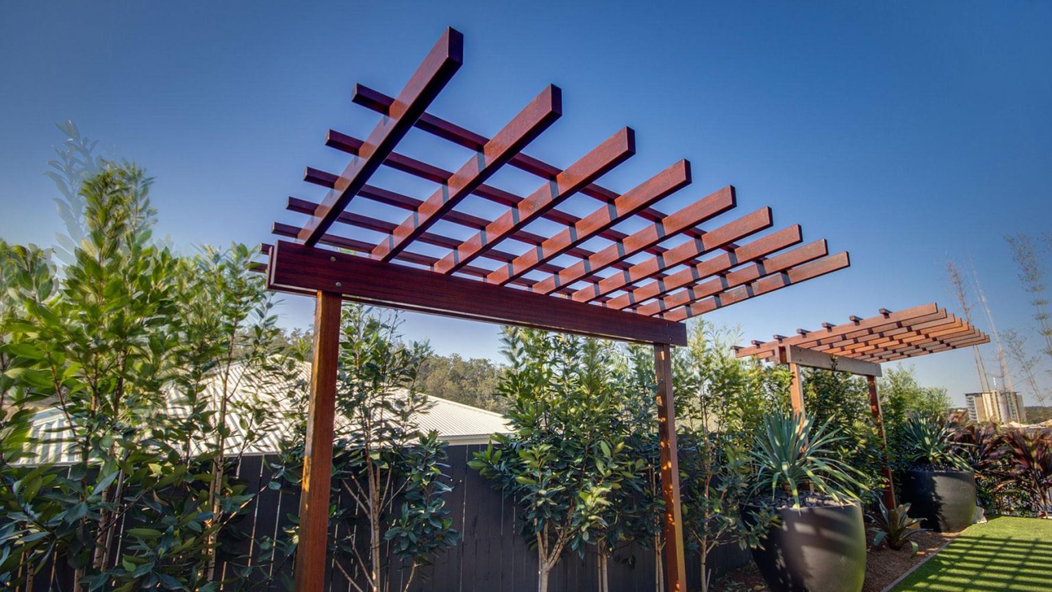 Brisbane Show Home Claredon Arbor Pergola