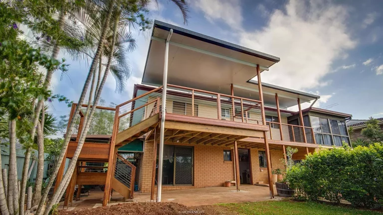 Deck & Patio Roof Combination