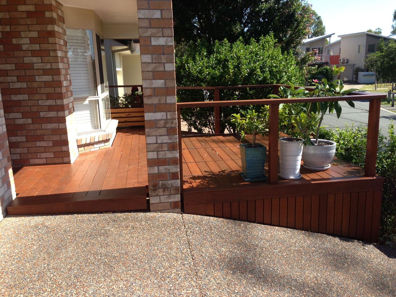 Entrance Deck House Front Brisbane