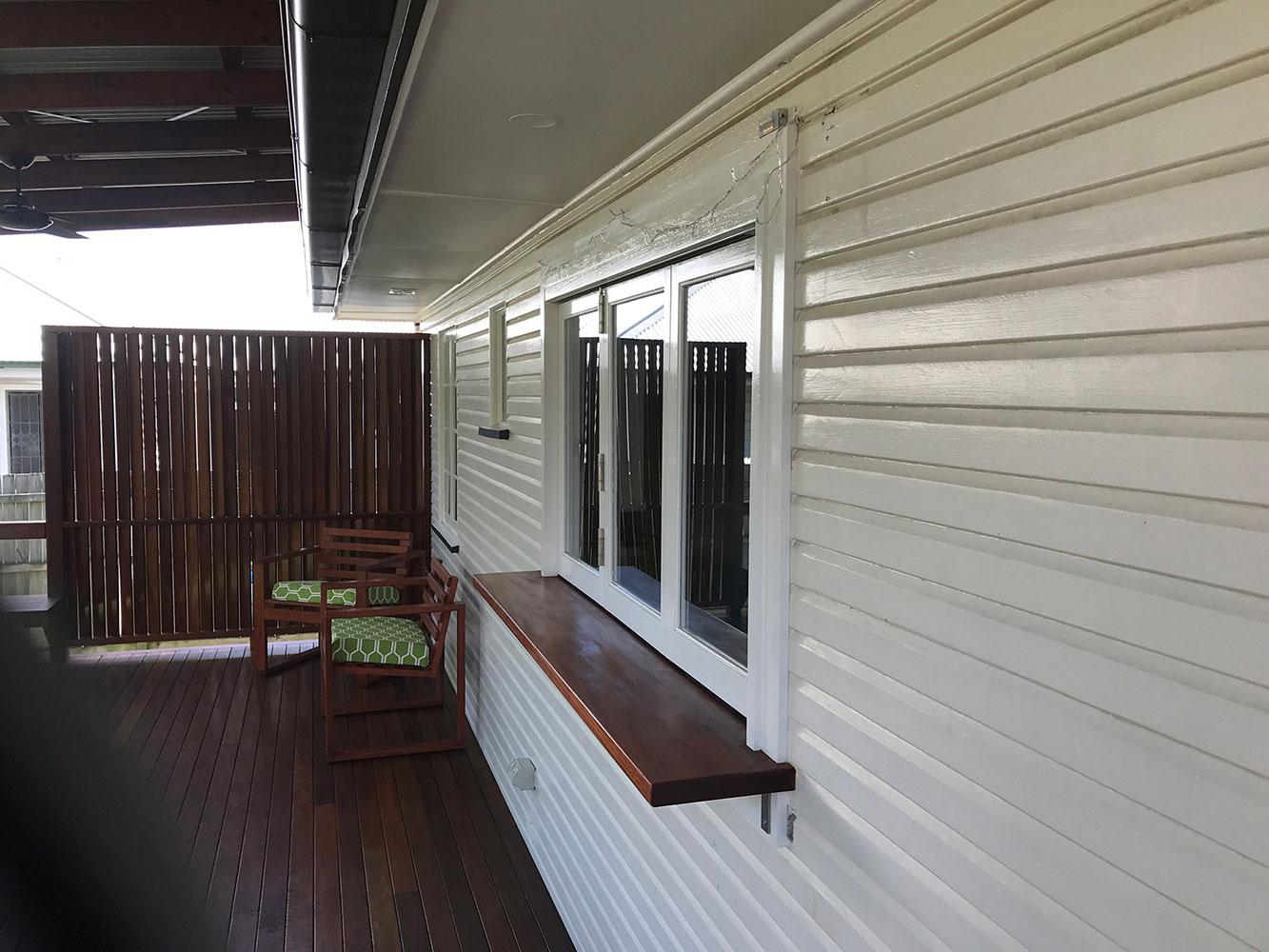 Timber Deck With Privacy Screen Brisbane