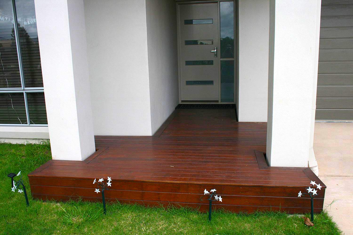 Timber Entrance Deck Brisbane Gold Coast